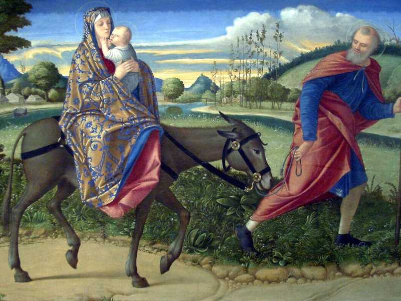 Fuga in Egitto, Vittore Carpaccio, 1500-1510&nbsp;<br />