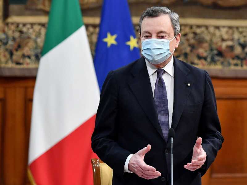 Mario Draghi (foto Ansa)