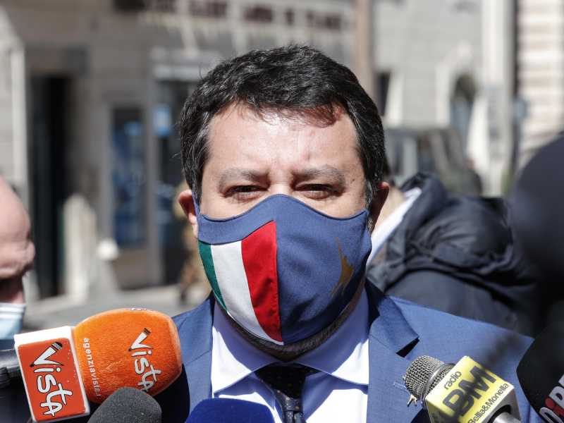 Matteo Salvini (foto Ansa)