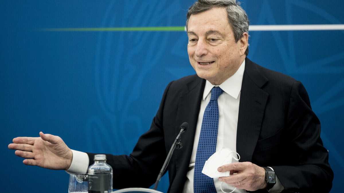 Immagine di Draghi e lo show contro la lagna