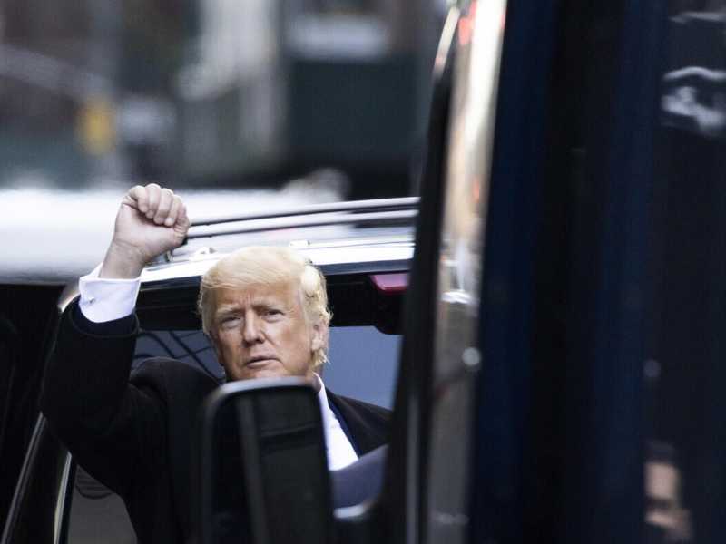 L'ex presidente degli Stati Uniti Donald Trump, bannato dai principali social network dopo l'assalto a Capital Hill (Ansa)