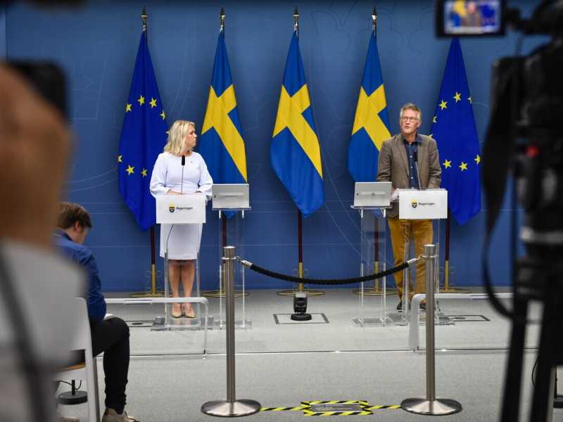 La strategia della Svezia va avanti alla rovescia, anche sulle piste da sci