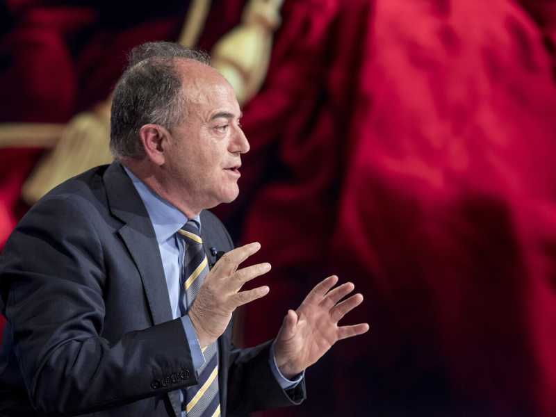 Nicola Gratteri ospite a "Mezz'ora in pi&ugrave;" (foto Roberto Monaldo / LaPresse)&nbsp;<br />