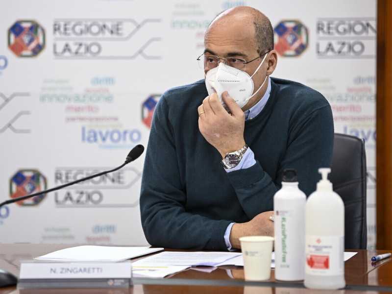 Il presidente della regione Lazio, Nicola Zingaretti del Pd (Ansa)