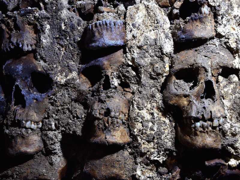 Ritrovamenti archeologici in Messico, lo scorso Dicembre (Ansa)
