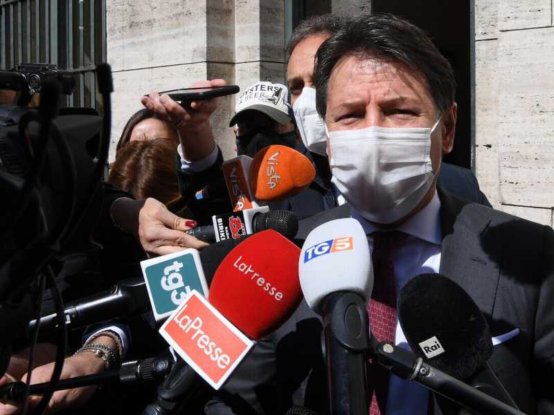 Giuseppe Conte (Ansa)