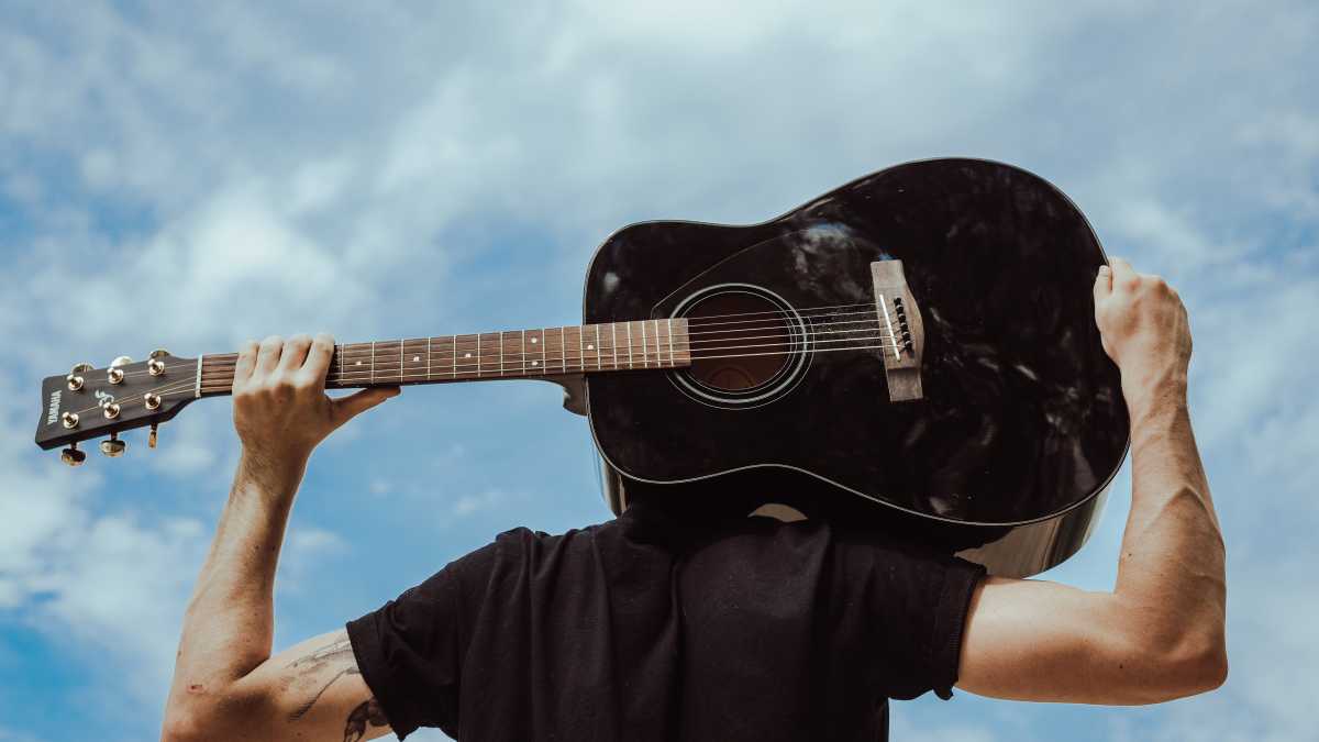 Immagine di Chitarra nera (di livore)