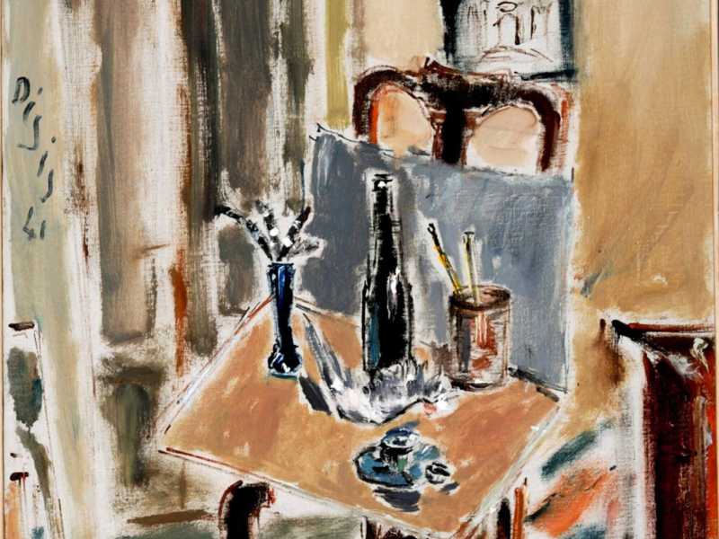 Filippo De Pisis, Interno studio, 1941 (Ansa)