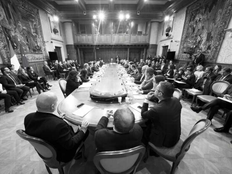 Una Conferenza stato-regioni (foto d'archivio Ansa)