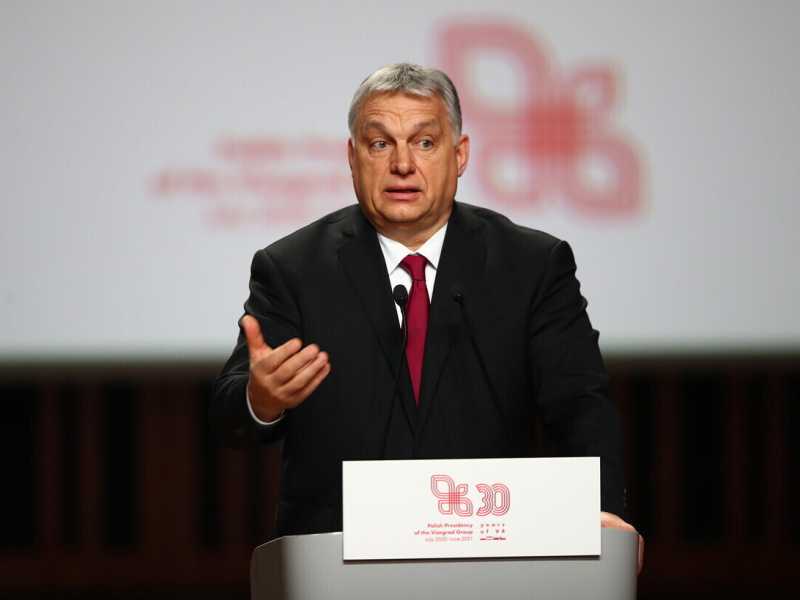 Il premier ungherese Viktor Orbán (Ansa)<br />