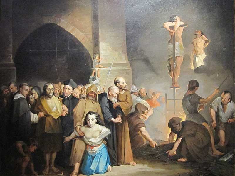 Joaquin Pinto,"L'inquisizione" (Wikimedia commons)