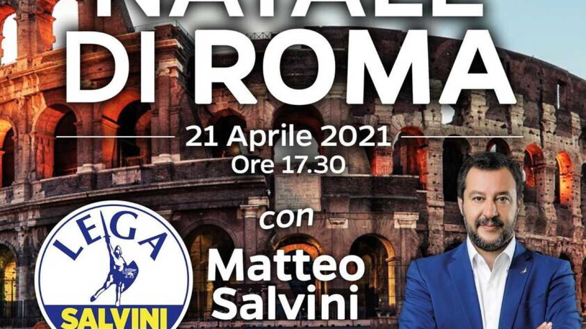 Immagine di Leghisti all'amatriciana: la festa di Salvini per il Natale di Roma