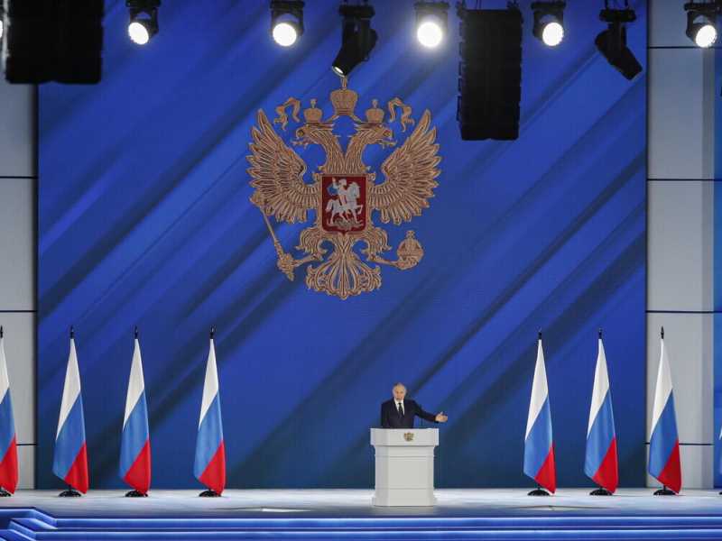 Putin usa toni molto duri nel suo discorso annuale