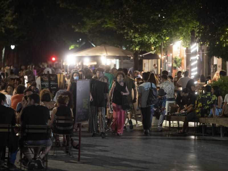 Uno scorcio del quartiere Pigneto a Roma (Ansa)