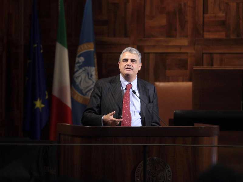 Massimo Bordignon, direttore del Dipartimento di Economia e Finanze  presso l&rsquo;Universit&agrave; Cattolica di Milano e possibile capo della  Commissione per la riforma fiscale (Foto Ansa/Mourad Balti Touati)