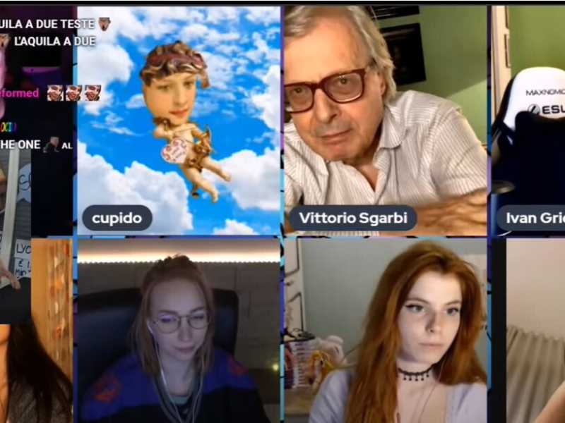 L'inconciliabile distanza tra streamer e tv in un video di Sgarbi su Twitch