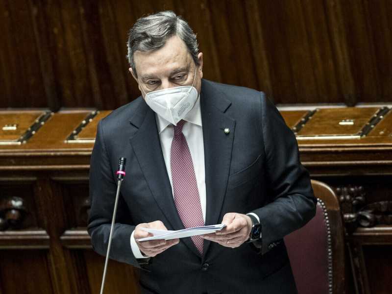 Mario Draghi (foto LaPresse)