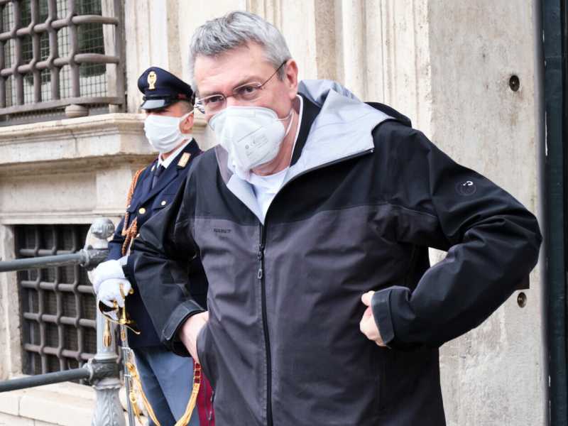 Maurizio Landini, segretario della Cgil (foto LaPresse)
