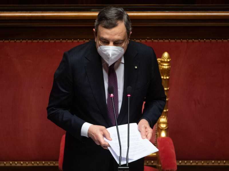 Mario Draghi (foto Ansa)