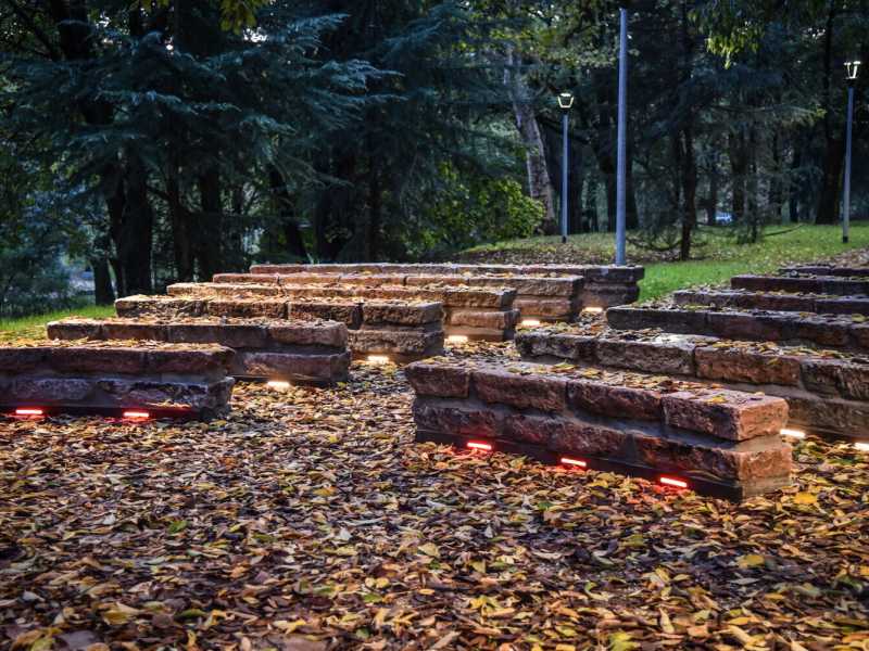 Giardino dei giusti, Monte Stella, Milano (Lapresse)