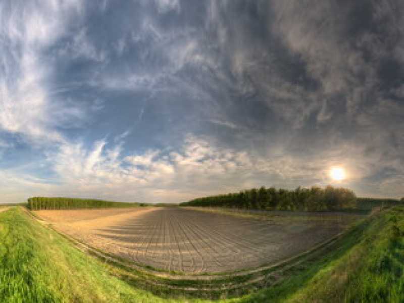 La pianura Padana (Wikimedia commons)