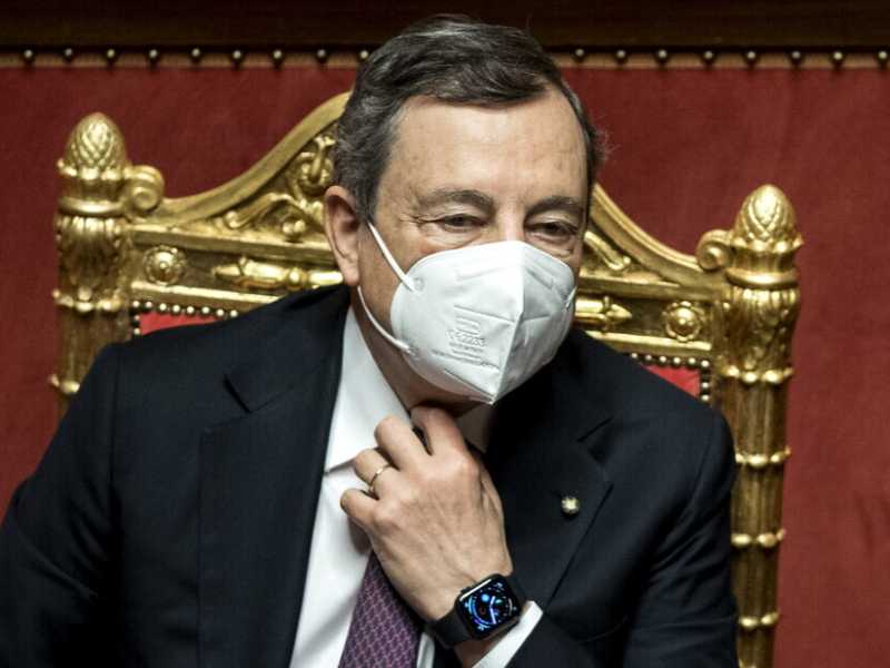 Mario Draghi (foto LaPresse)