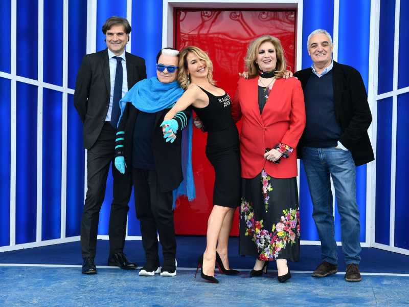 Barbara D'Urso, Cristiano Malgioglio, Iva Zanicchi, Giancarlo Scheri, Leonardo Pasquinelli (Foto LaPresse)&nbsp;<br />