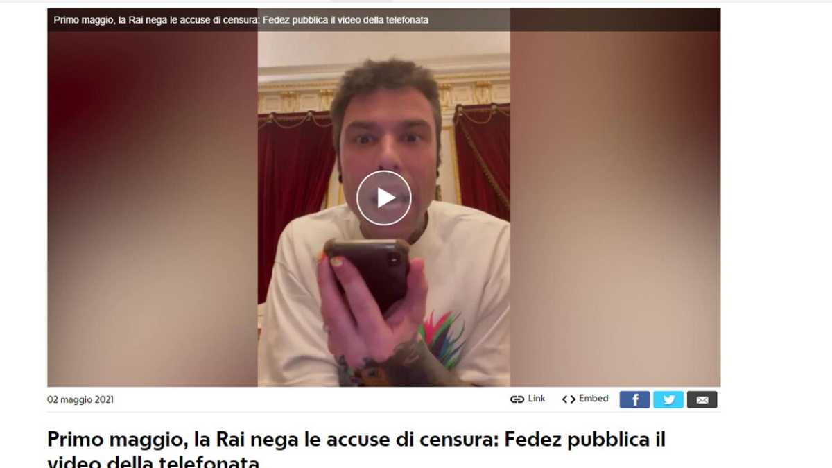 Immagine di Fedez no grazie
