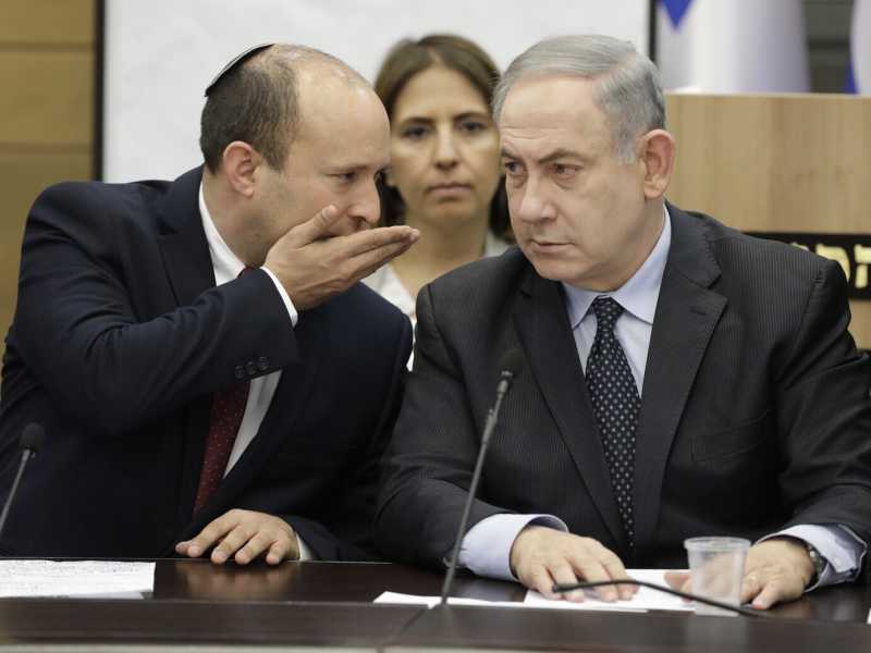 <span style="font-family: Arial, Verdana, sans-serif; font-size: 12px;">Bennett e Netanyahu (LaPresse)</span>