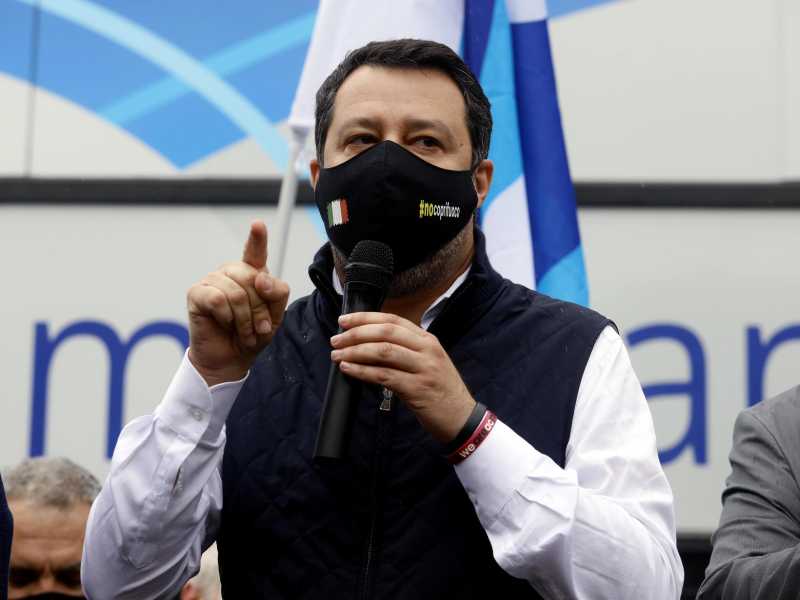 Matteo Salvini (foto Ansa)