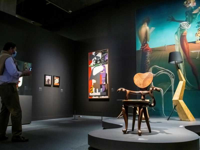 <span style="caret-color: rgb(46, 45, 45); color: rgb(46, 45, 45); font-family: Arial, Helvetica, sans-serif;">'Objects of desire. Surrealism and design' al CaixaForum, Siviglia, 2021</span>