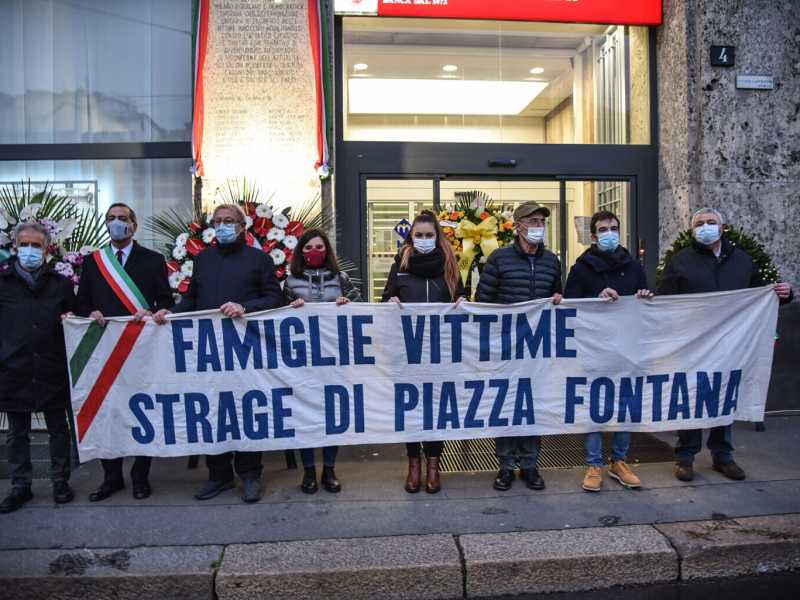 Il ricordo della strage di Piazza Fontana nel 2020 (Ansa)&nbsp;