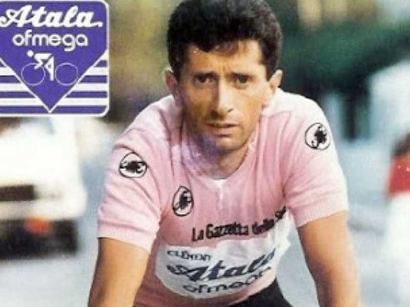 Massimo Podenzana in una cartolina dell'epoca (foto LaPresse)