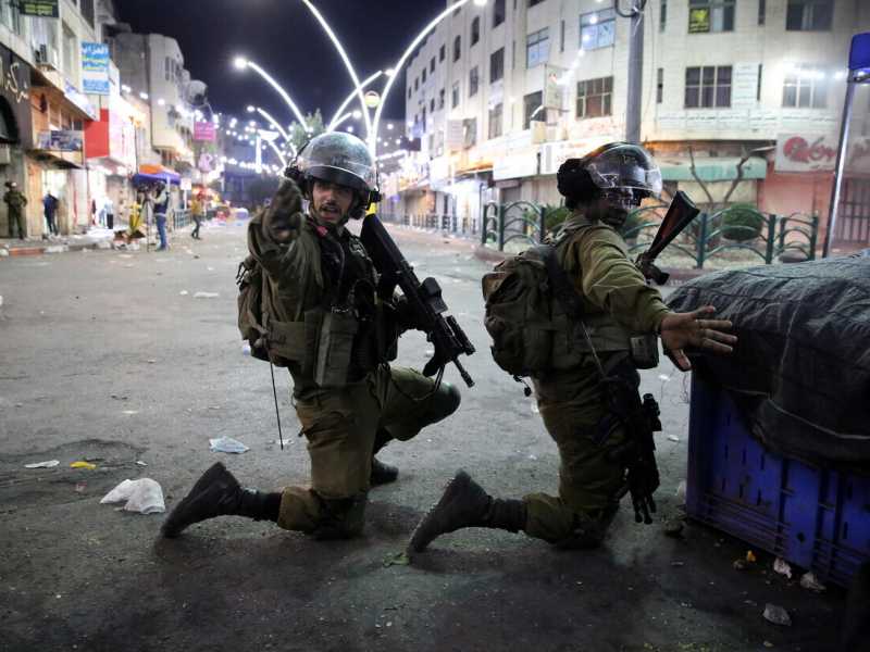 Scontri a Hebron (Ansa)&nbsp;