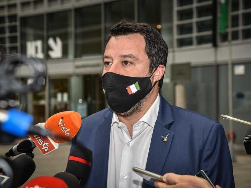 Matteo Salvini (foto Ansa)