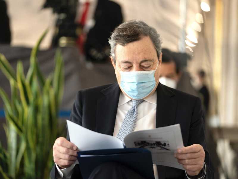 Mario Draghi (foto Ansa)