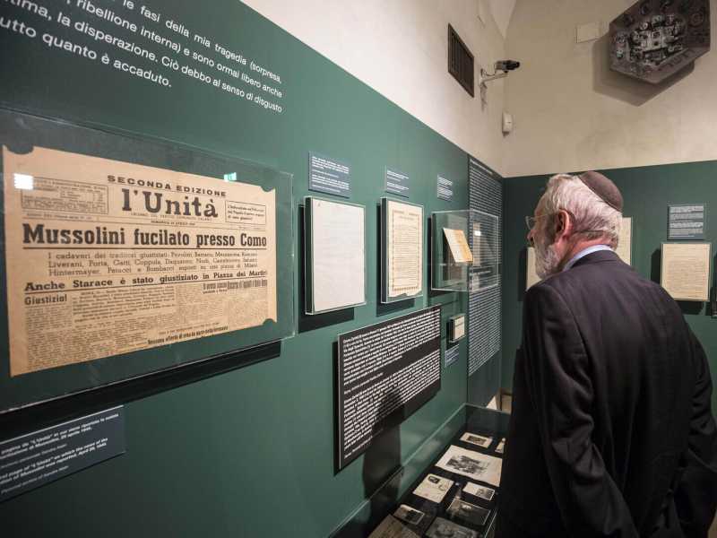 Roma, Museo Ebraico. La mostra “Italiani di Razza ebraica: le leggi antisemite del 1938 e gli ebrei di Roma” (foto LaPresse) <br />