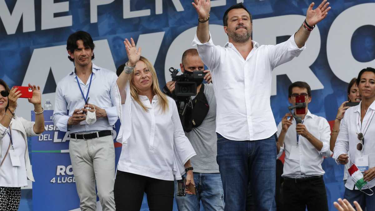 Immagine di Salvini e Meloni: chi copia chi?