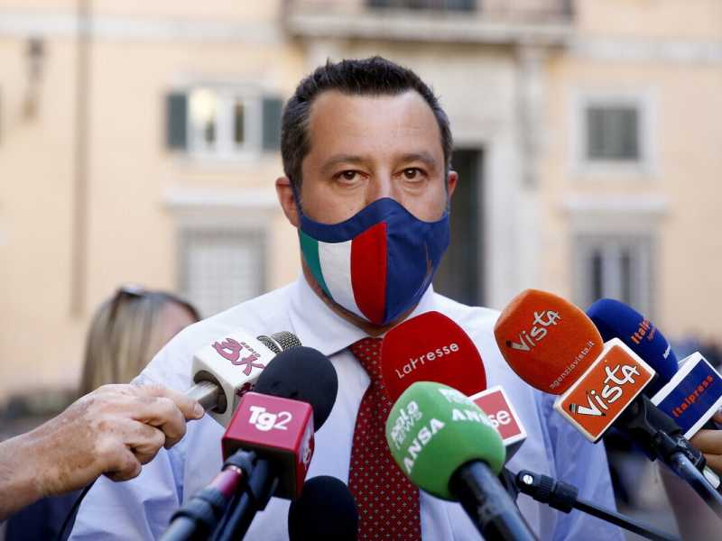Matteo Salvini (foto Ansa)