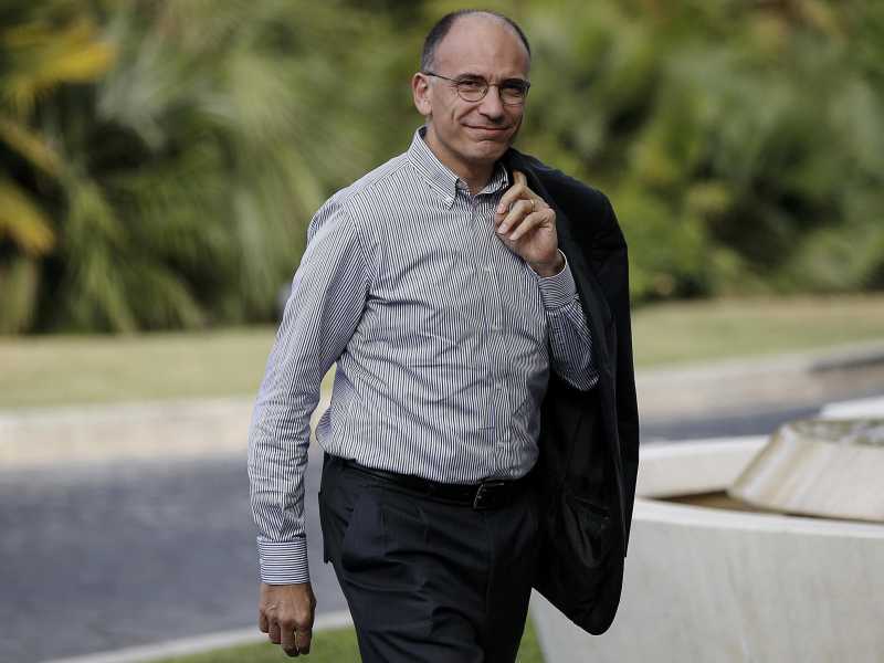 Enrico Letta (foto Ansa)