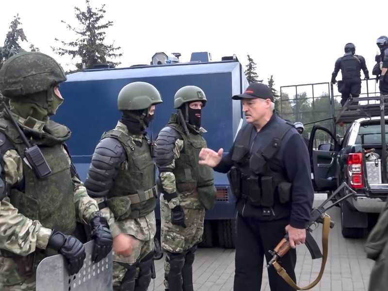 State TV and Radio Company of Belarus via AP