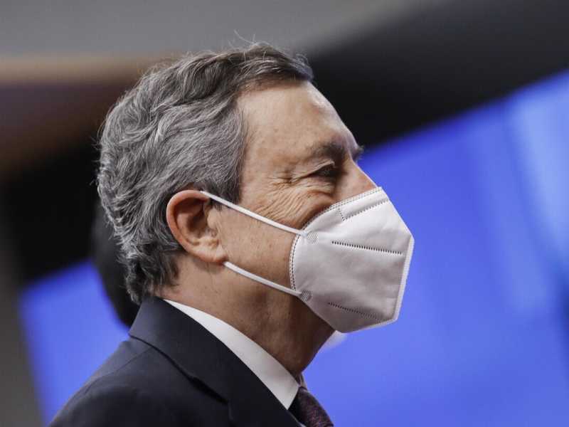 Il premier Mario Draghi (Ansa)