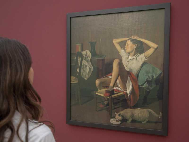 La mostra "Balthus" a Basilea, Svizzera, 2018 (Ansa)&nbsp;
