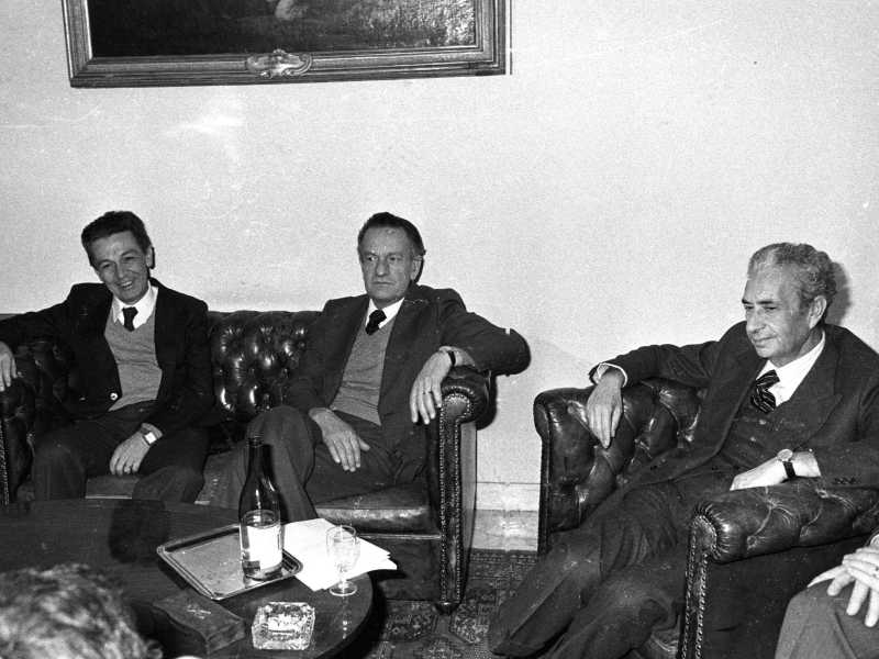 Berlinguer, Zaccagnini e Moro (Ansa)&nbsp;