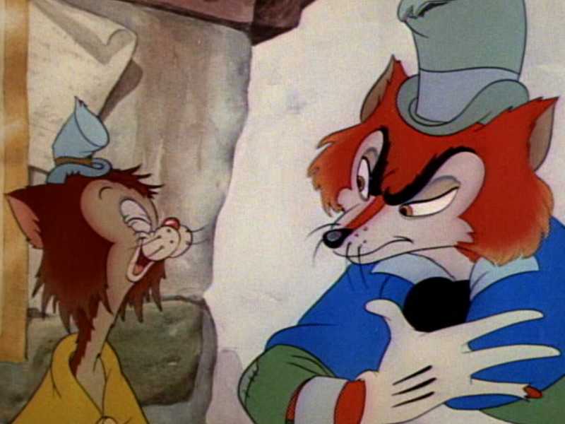 L'intellettuale "ha il dovere di assumere una posizione precisa", scriveva Julian Benda. Nell'immagine, il gatto e la volpe nella versione Disney (Wikimedia commons)