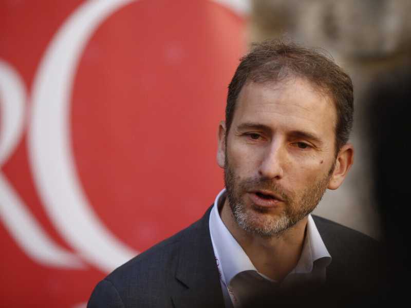 Davide Casaleggio, presidente dell'Associazione Rousseau (foto Ansa)