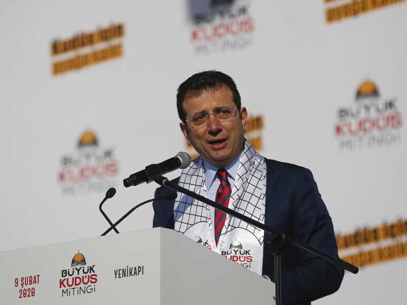 Il sindaco di Istanbul Ekrem Imamoglu (foto Ap)