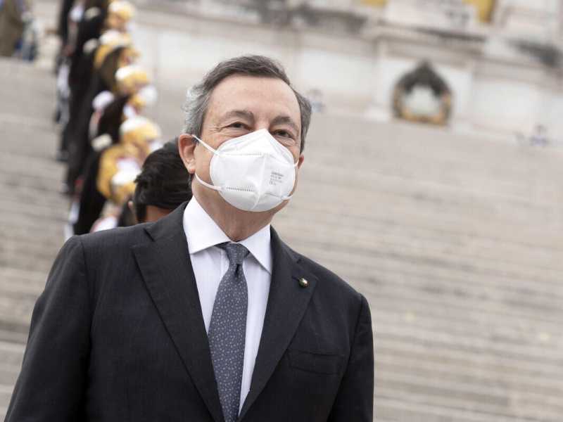 Mario Draghi (foto Ansa)