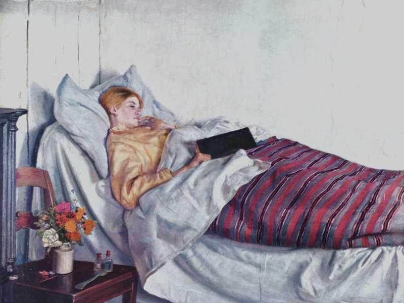 Michael Peter Ancher, "Ragazza malata", 1882 (Wikipedia)&nbsp;