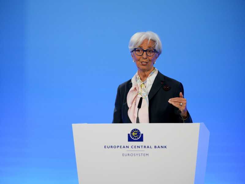 Christine Lagarde, presidente della Banca Centrale Europea (Ansa)&nbsp;<br />